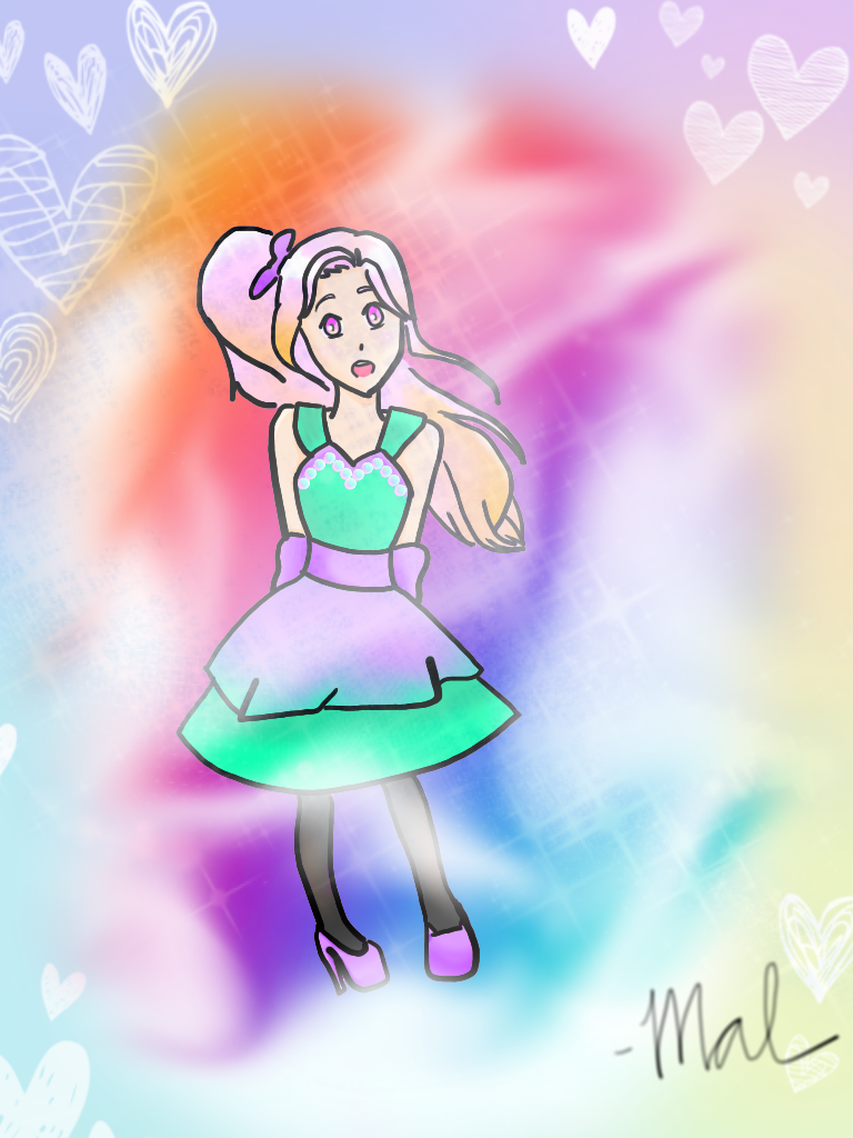 Rainbow & Sparkles ibisPaint