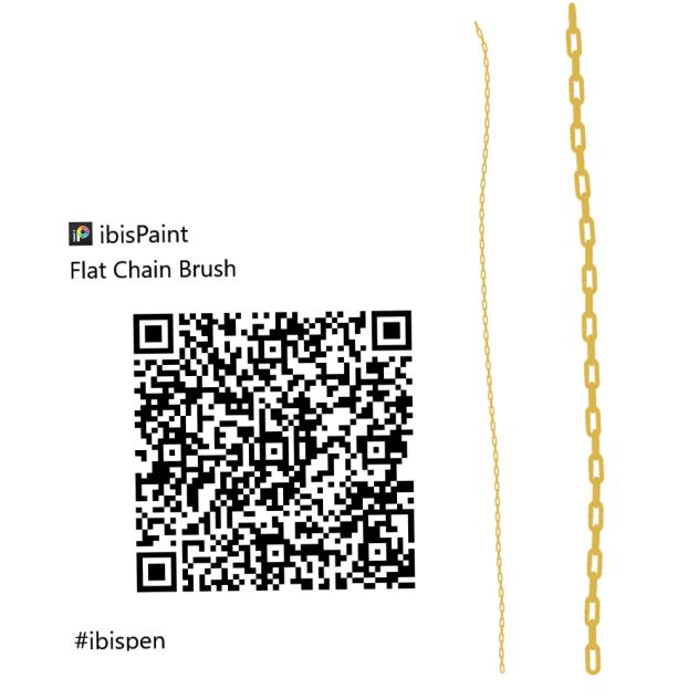Flat Chain Brush - ibisPaint
