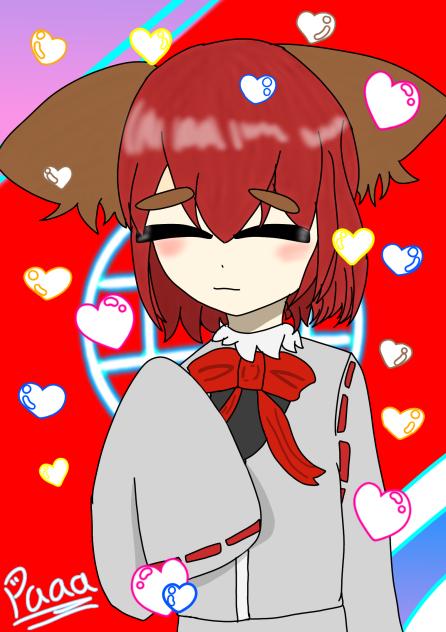 勝手にリア友のオリキャラ描いたった