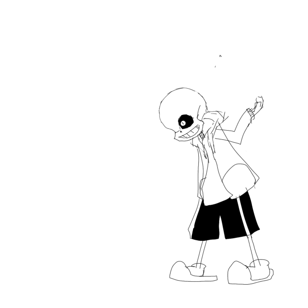 俺が描いた下手なサンズ