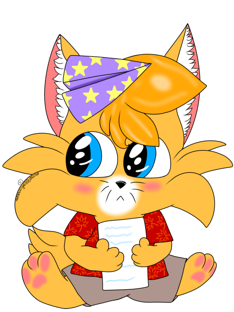 Annoyed Orange Cat