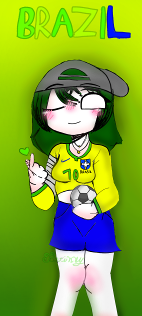countryhuman Brazil (female version)