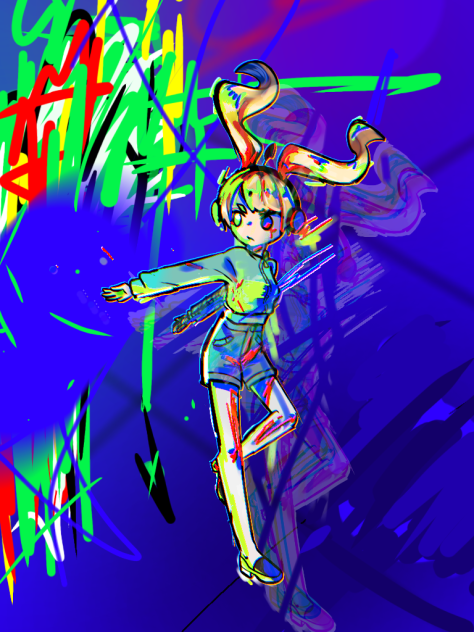 early glitch - ibisPaint