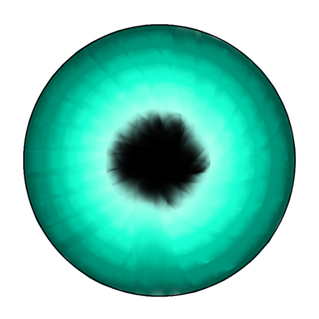 ojos verde agua