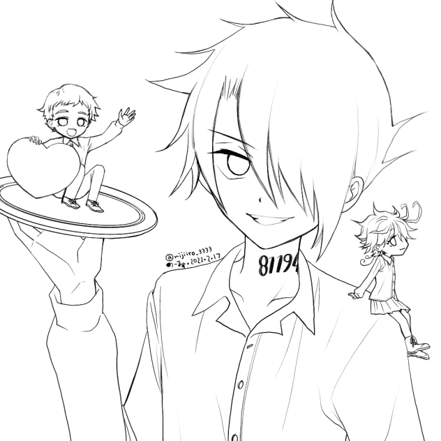 おたおめ用レイ(約ネバ)