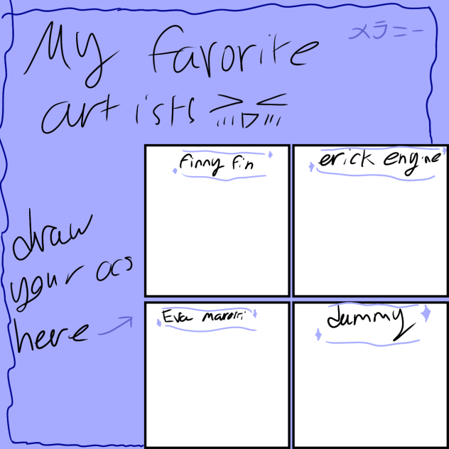 『MY FAVORITEARTISTS』