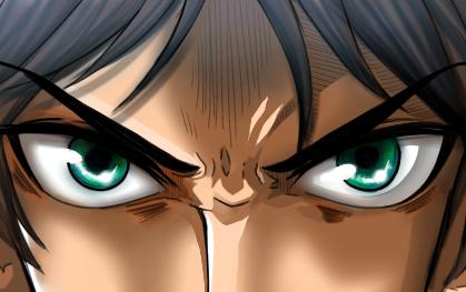 진격의 거인 엘렌 눈동자