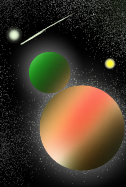 ワンドロ  宇宙