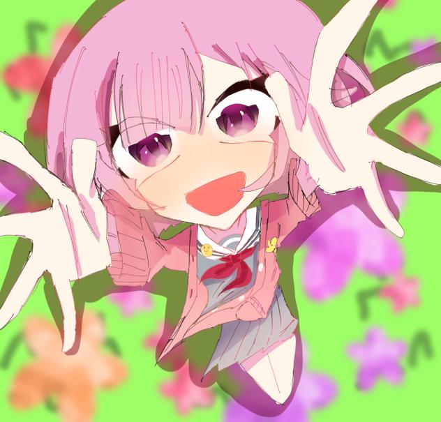 お花畑にいるえむちゃん