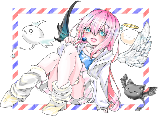 お借りしました！#しろろんぬ@低画力のめんへら