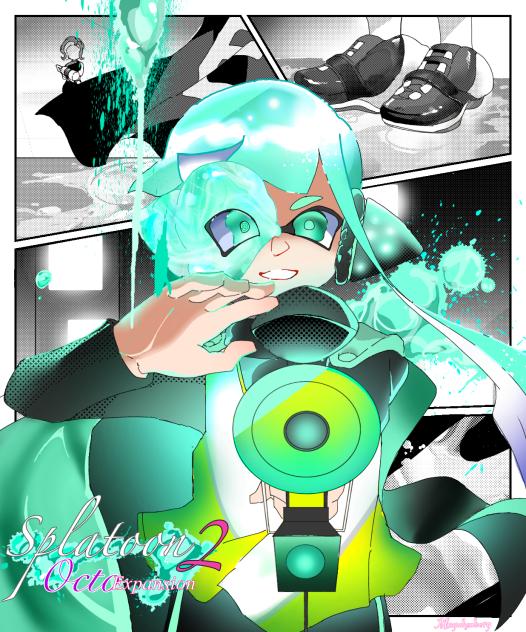 対決､セキツイ中央孔での戦い　　(無題176