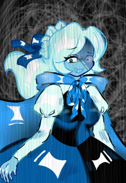 Lady in Azure.. 🫐