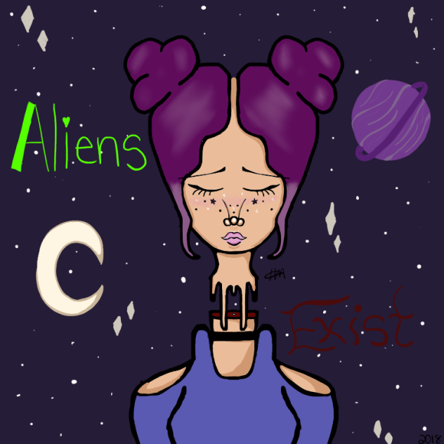 Aliens Exist 🏻💫 - ibisPaint