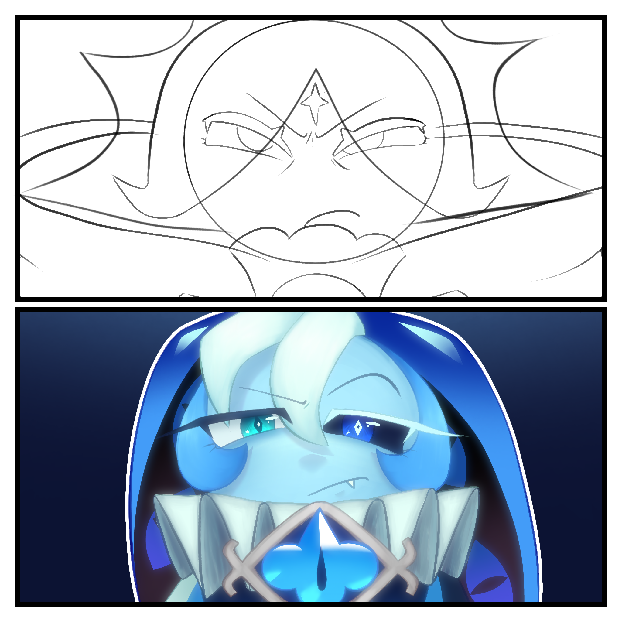 WIP why this 🍦 so mad 😭 - ibisPaint