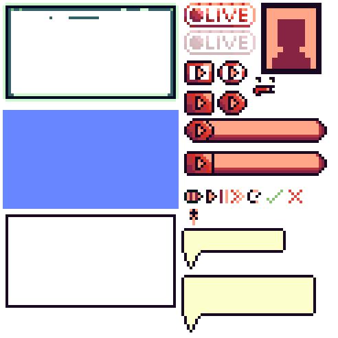 🆓 Live streaming Assets ~ Pixel art✅🔥🔥