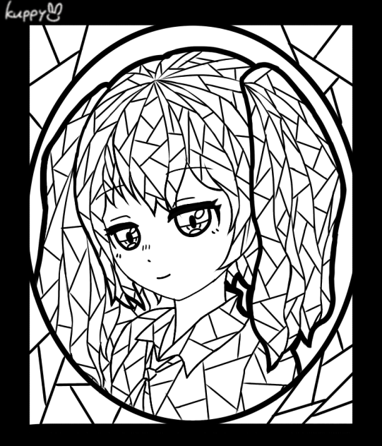 米林才子 線画
