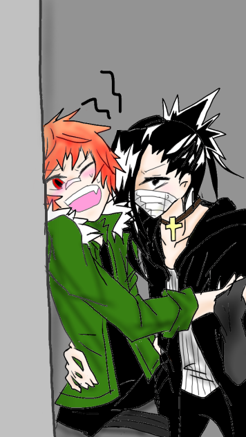 壁ドン 銀立 Ibispaint