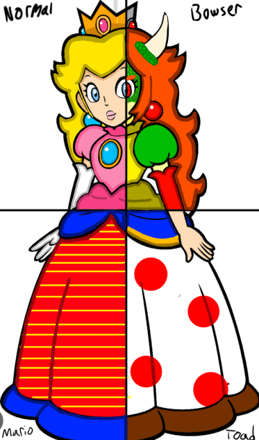 Princess P. in different categories