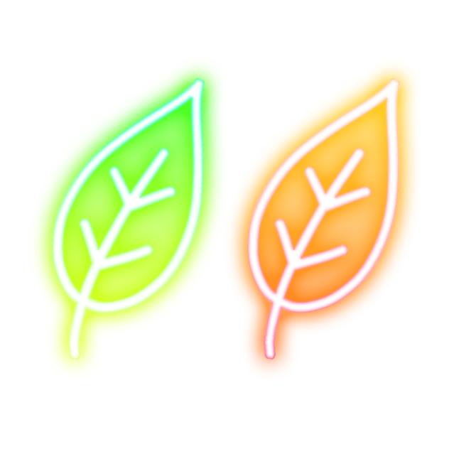 Leaf neon signs2