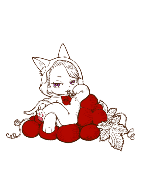 ぶどう×みよにゃん