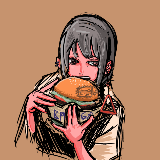 チェンソーマン　ヒトデせんべい　ステッカー　原画　飢餓の悪魔　キガちゃん チェンソーマン 最新14巻 (ジャンプコミックス) 表紙「飢餓の悪魔