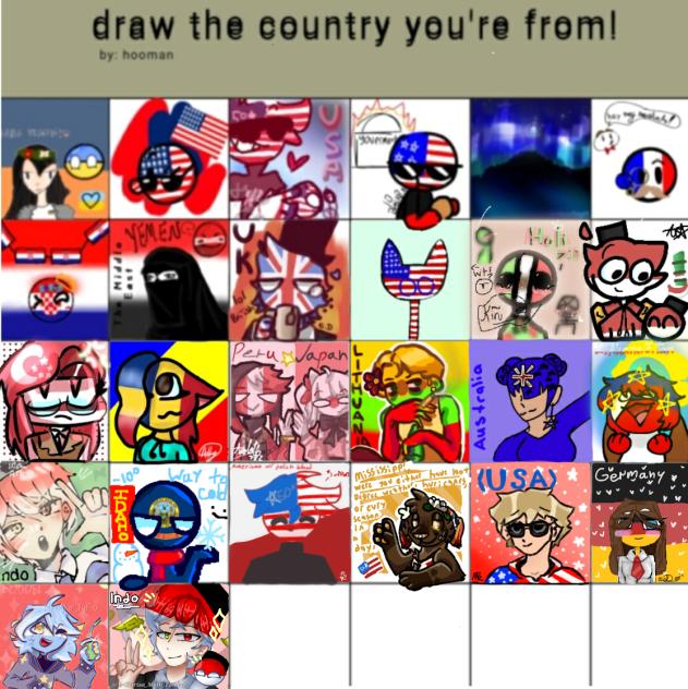 Countryhumans fanart collab!! ^▼^✨