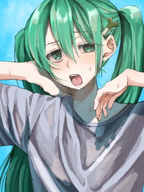 あ゛っっっづ…