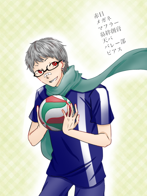 絆創膏塗り忘れ男子 Ibispaint