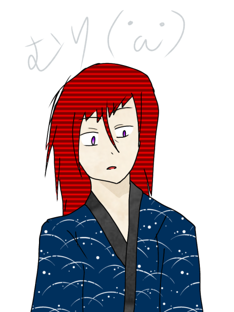 ただ適当に描いた絵を背景とかのやつで塗る Ibispaint