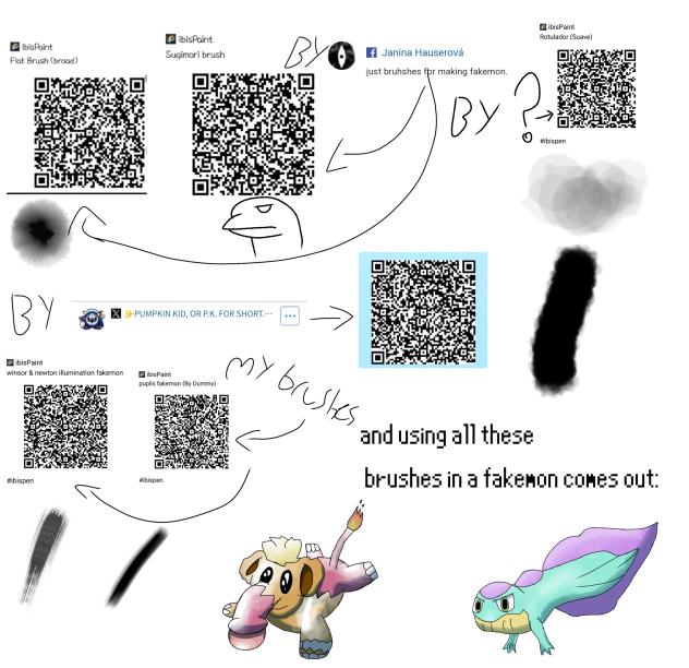all brushes for make a pokemon