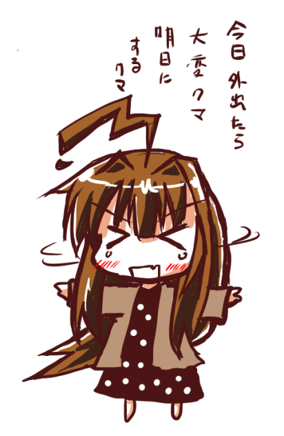 全力で無茶を止める球磨