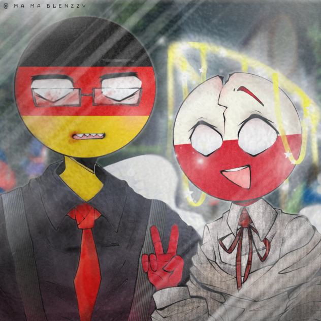 Countryhumans Germany & Poland