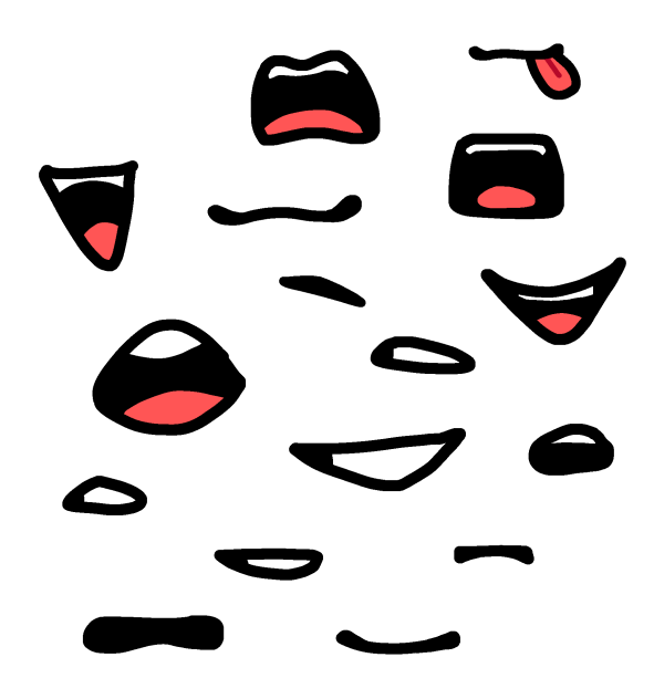 Mouth doodles