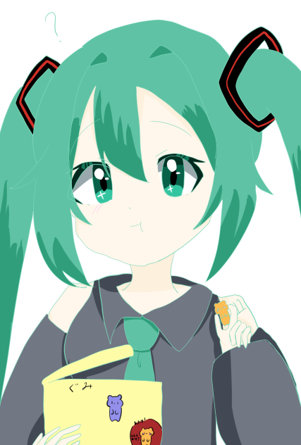 いいねコメントダウンロードでかわいくなるミクさん