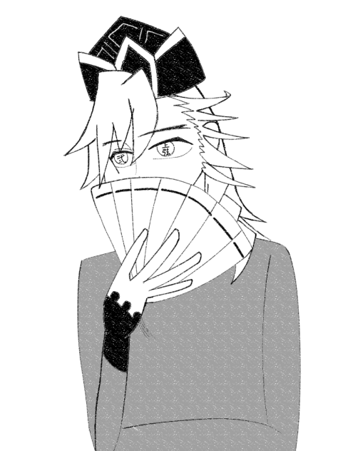 落描き　童磨