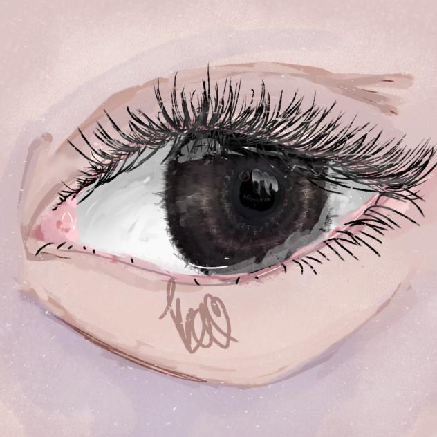 Eye drawing 👁️🍂🤎☕