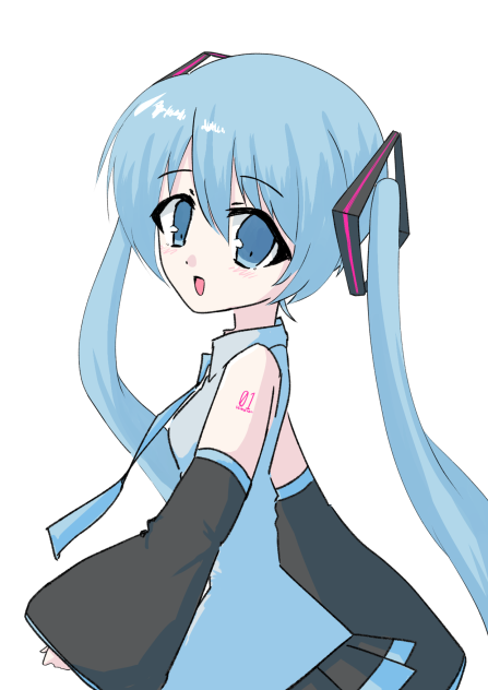 おさんぽミクさん描いたよ~