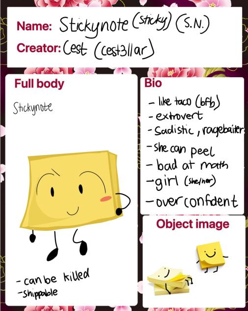 Objectshow OC! Usable for comics