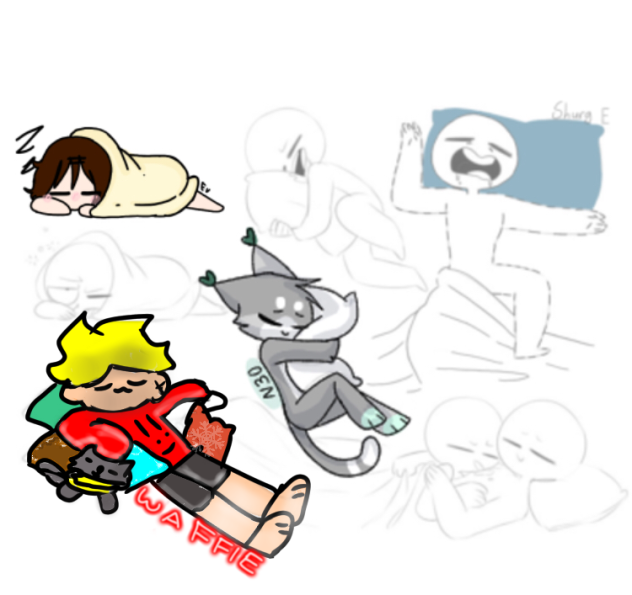 Sleeping collab
