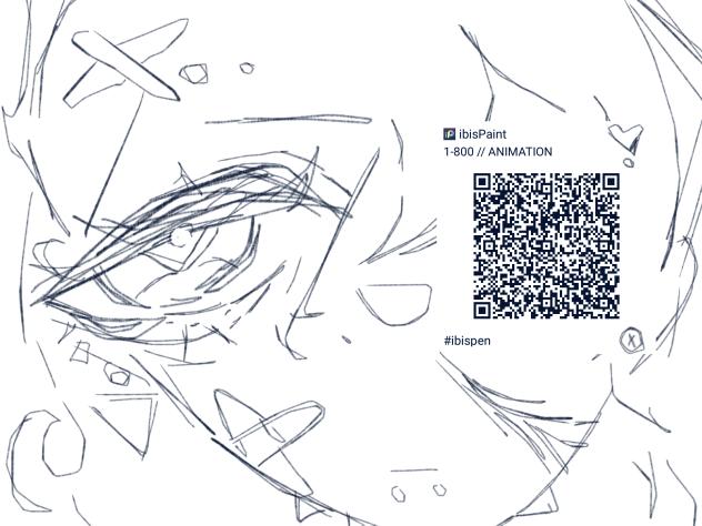 EMO girl lineart pen