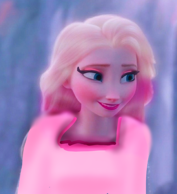Elsa glow up as Leah Ashe 💖❤️