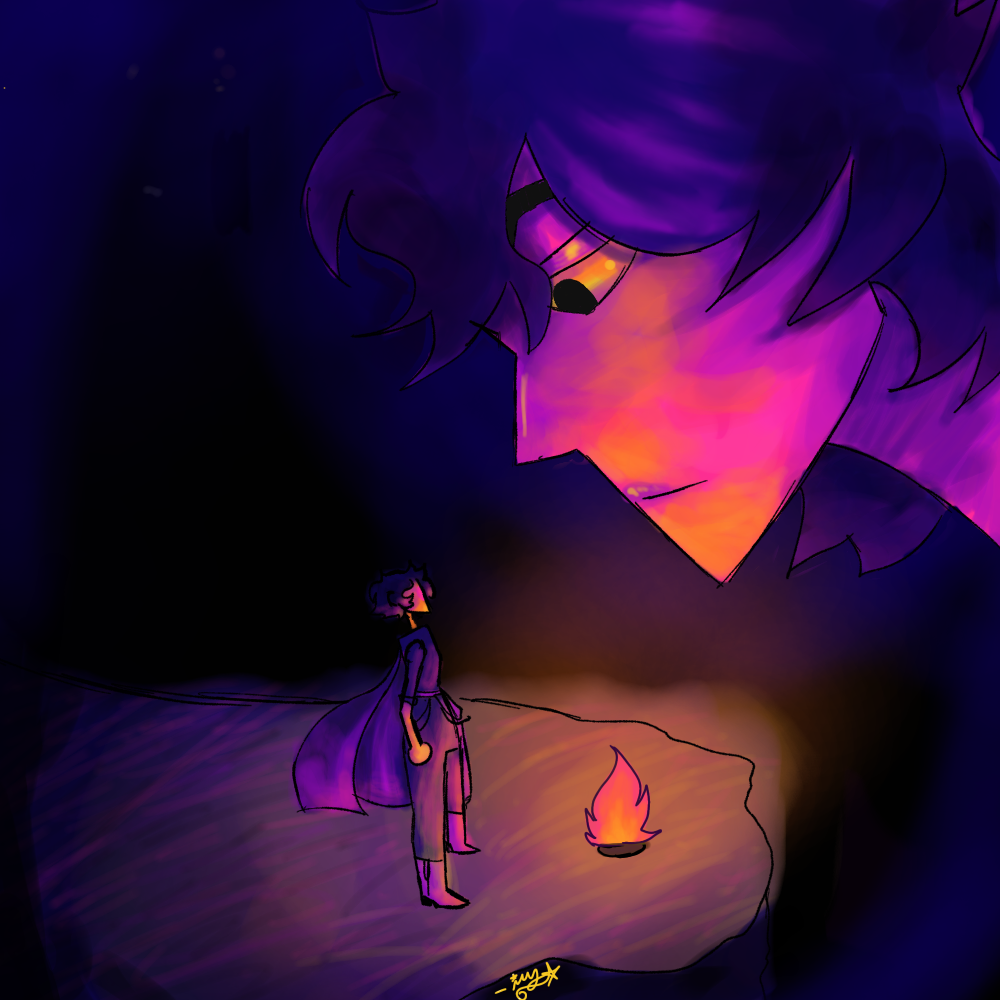 A creator and their creation - ibisPaint