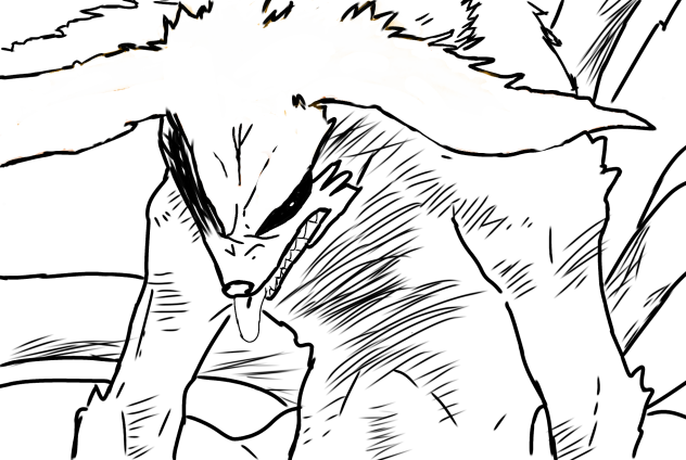 nine tails-fan art - ibisPaint