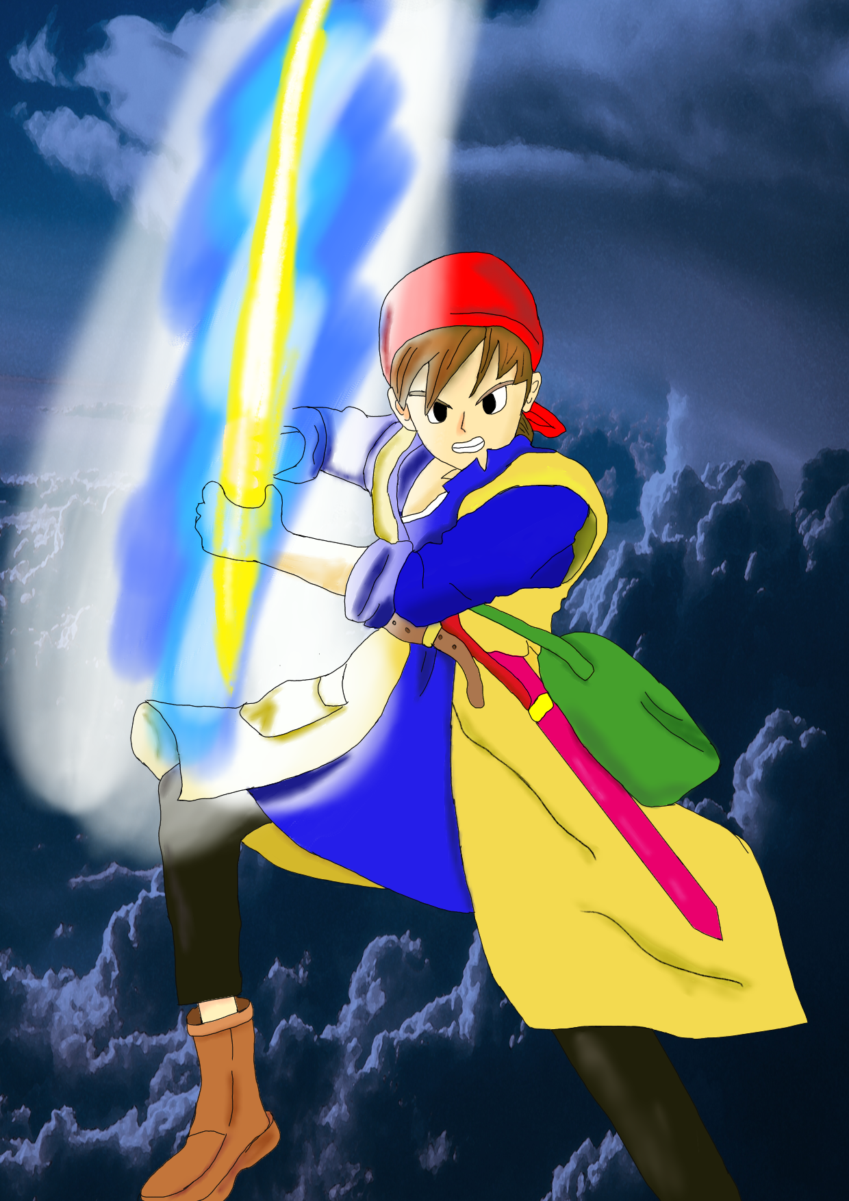 ドラクエ8ギガスラッシュ Ibispaint