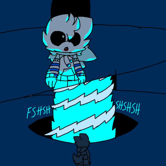 Swirl Witnesses the Super Dark Fountain