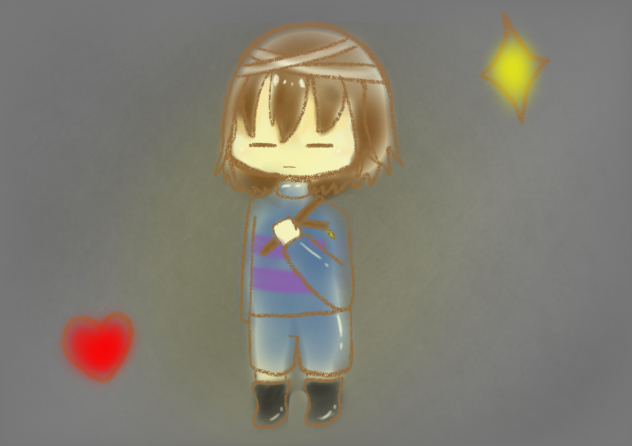 昔のイラストを塗ってみた！1