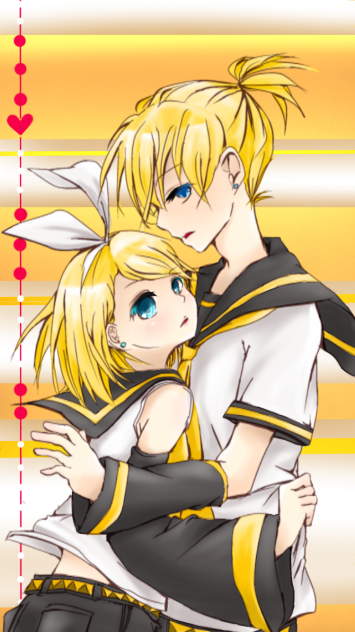 リン・レン 線画 お借りしました‼︎