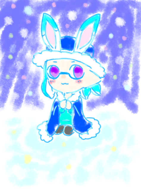 ミラを雪兎にしてやった(笑)