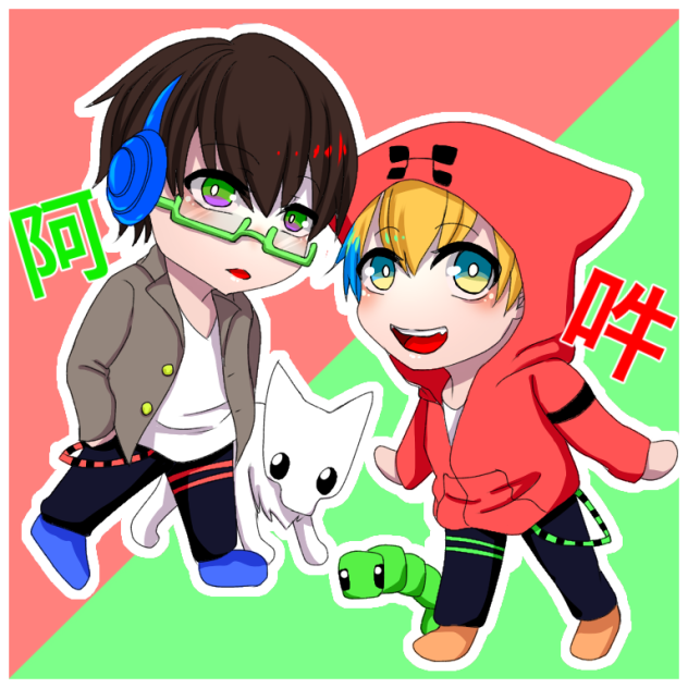 阿吽の二人組！