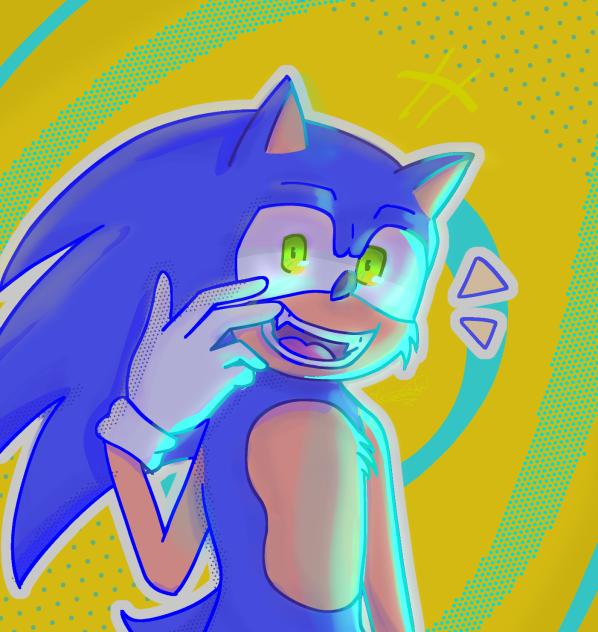 Sonic! fanart